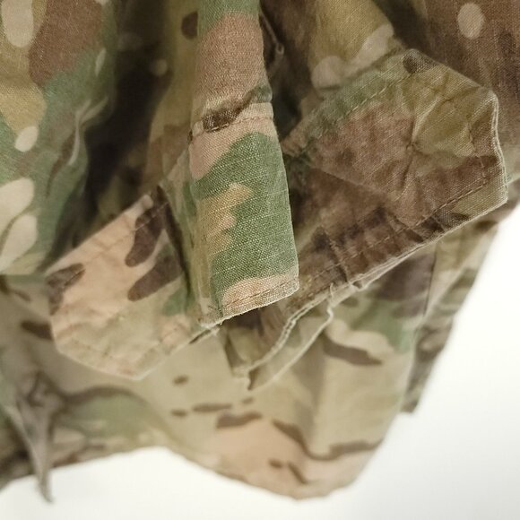 US Military Coat Army Combat Men's Med Long FR Multicam Camo Zip Hook Loop Front - Picture 10 of 11